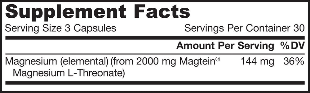 Close-up of MagMind Magnesium L-Threonate bottles in a 3-pack