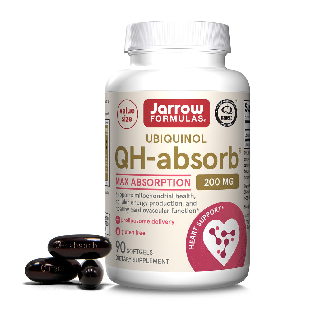 Jarrow QH-Absorb 200 mg Co-Q10 bottle