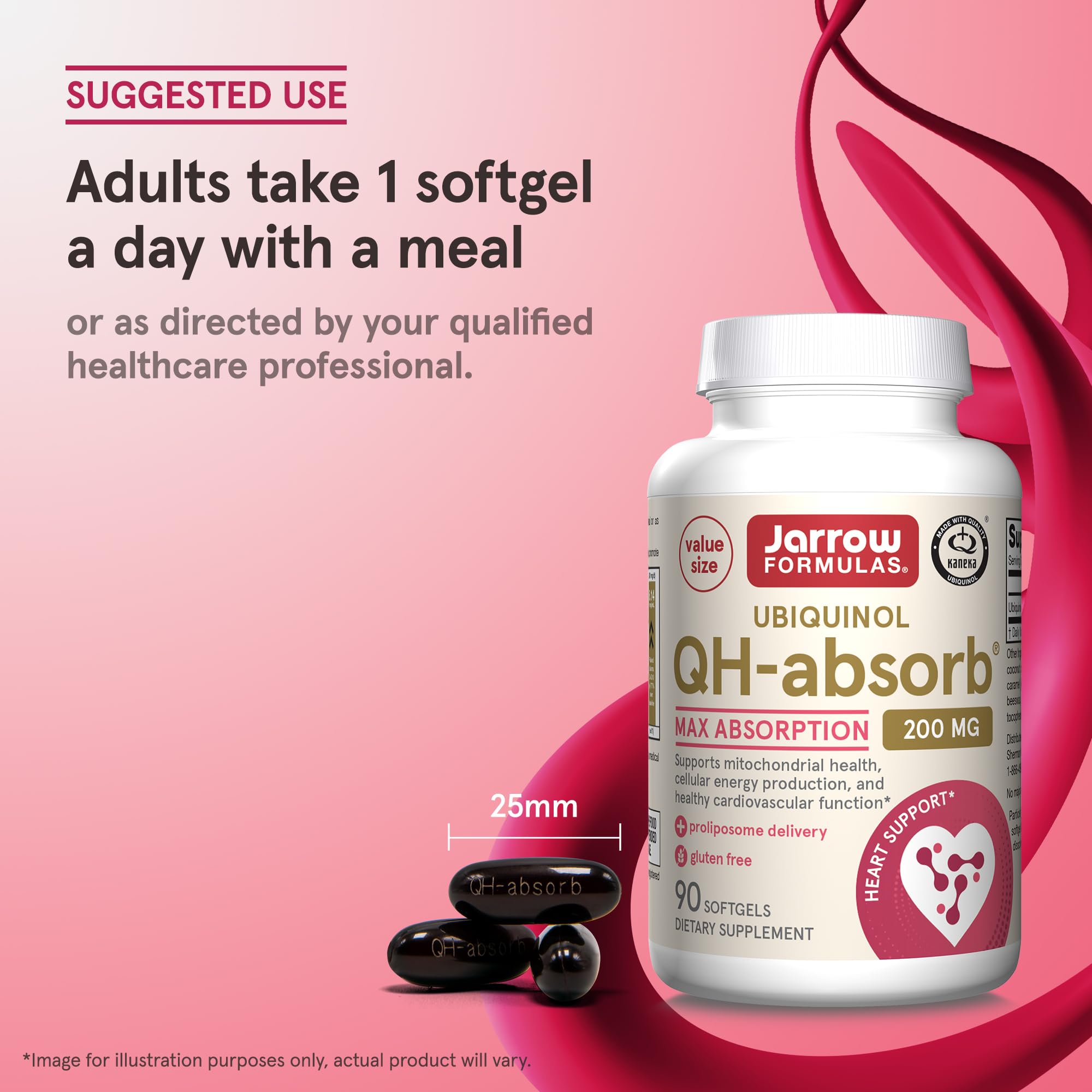 Jarrow QH-Absorb packaging on a surface