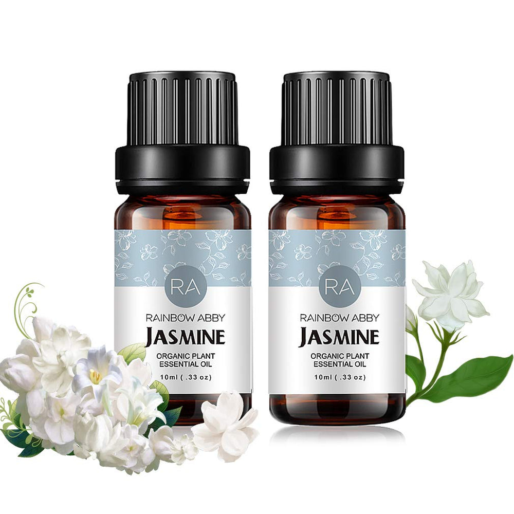 Two 10ml Jasmine Essential Oil bottles in a 2-pack
