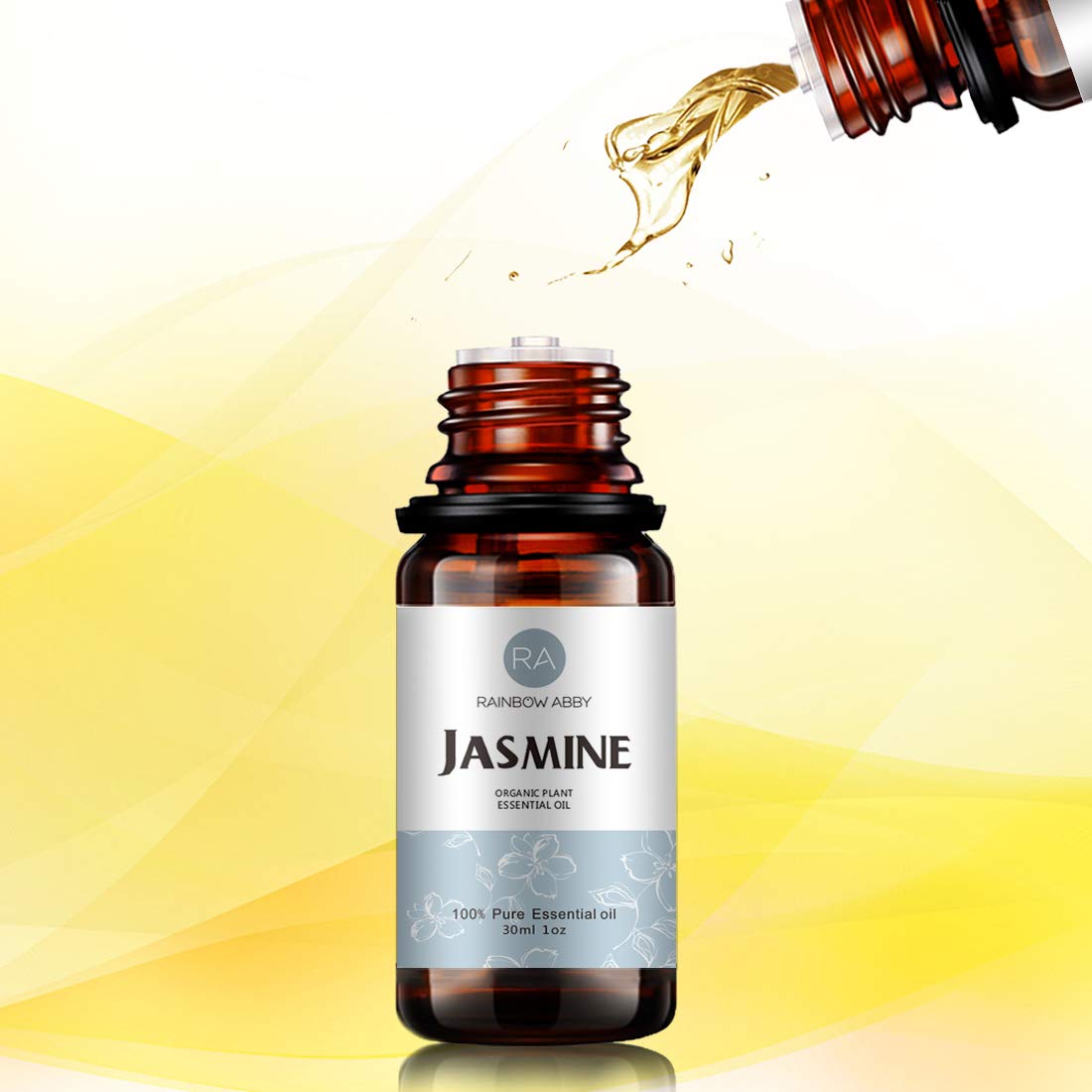 Illustration of CO2 extraction process for jasmine essential oil