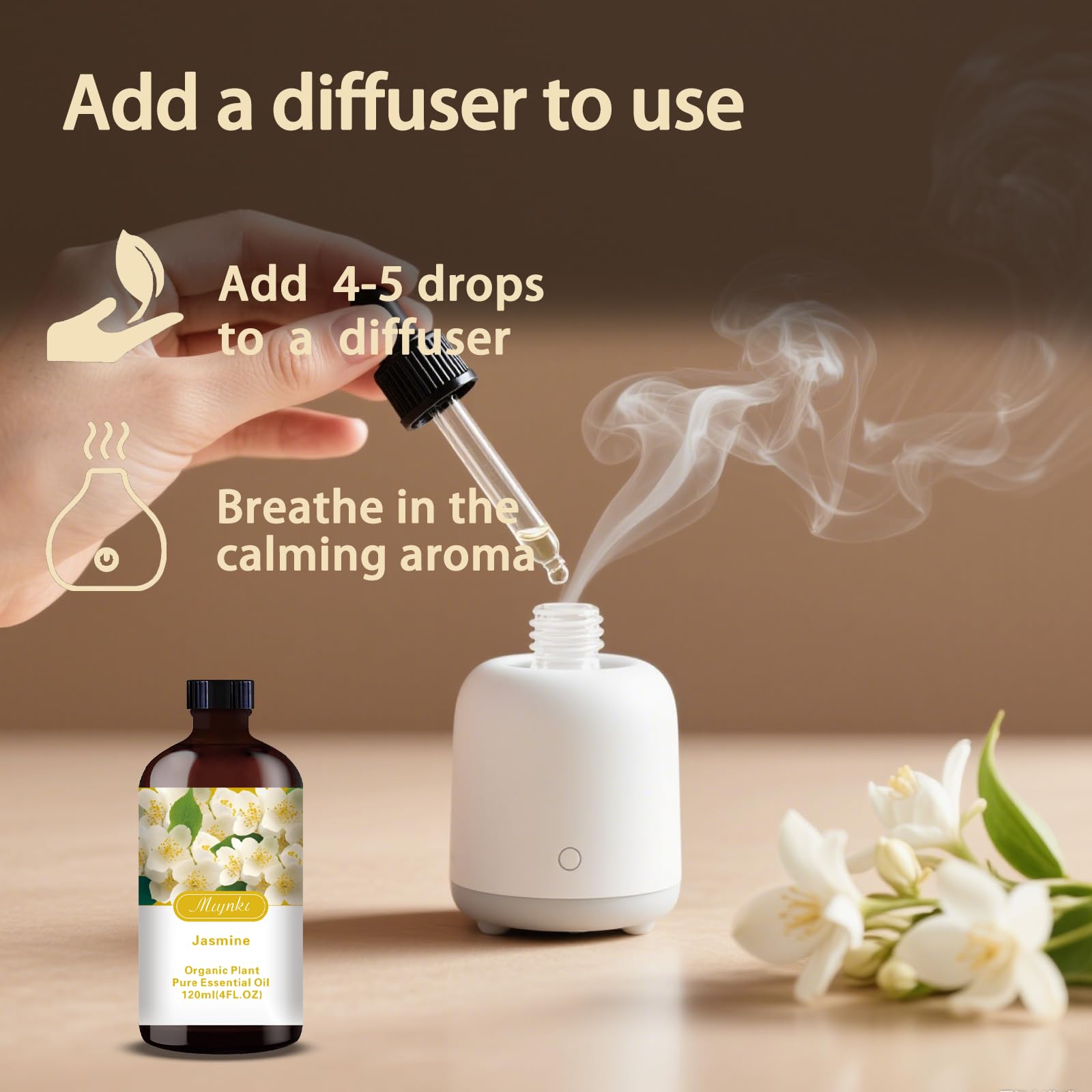 Jasmine essential oil for DIY candles and soaps