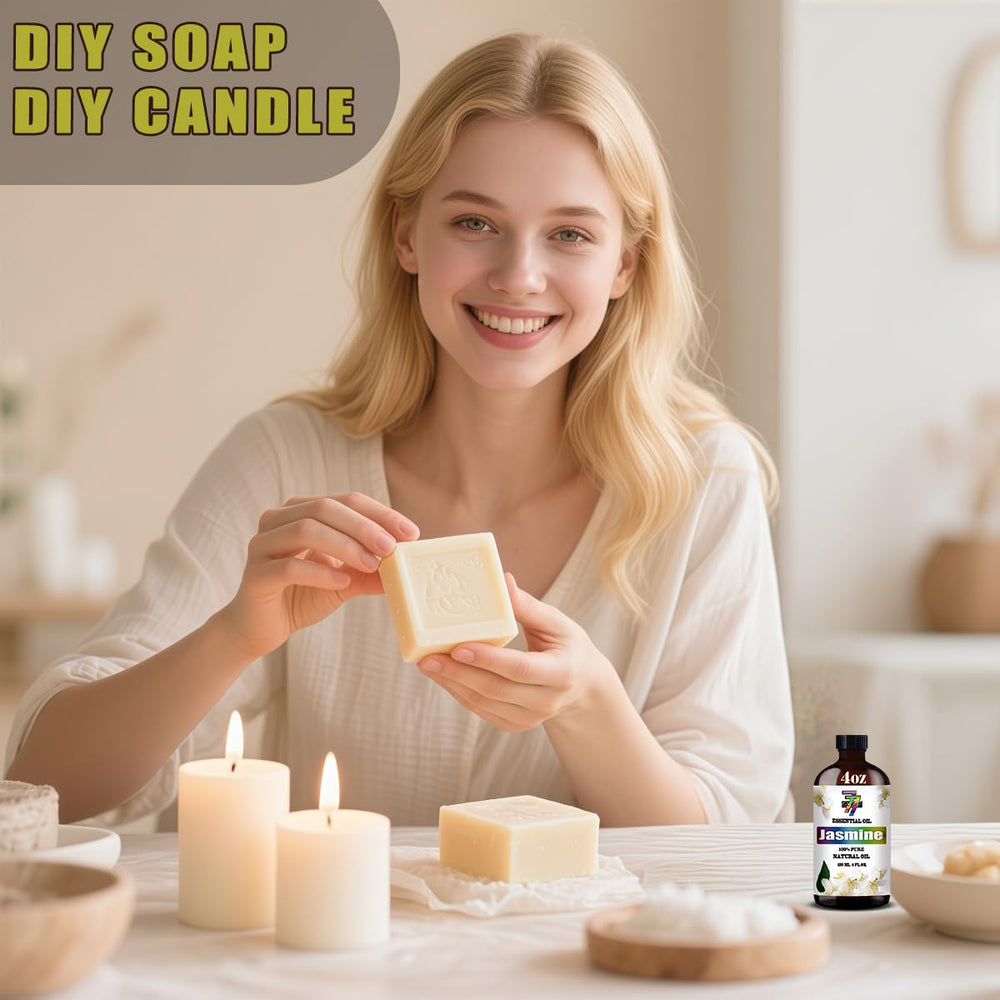 Diffuser releasing aroma with Jasmine essential oil