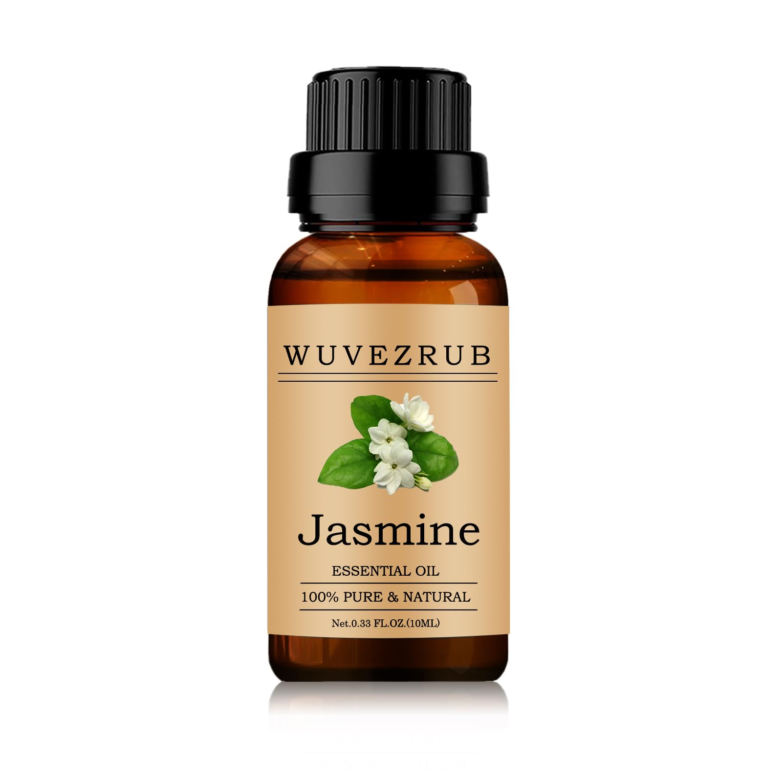 Jasmine essential oil bottle 10ml angled shot