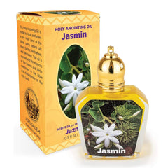 Jasmine Holy Land Anointing Oil in a 1/2 oz roller bottle from Jerusalem, Israel
