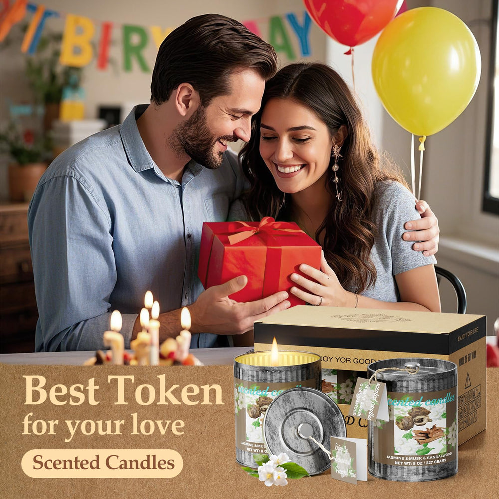 Smoke-free candles with strong fragrance throw