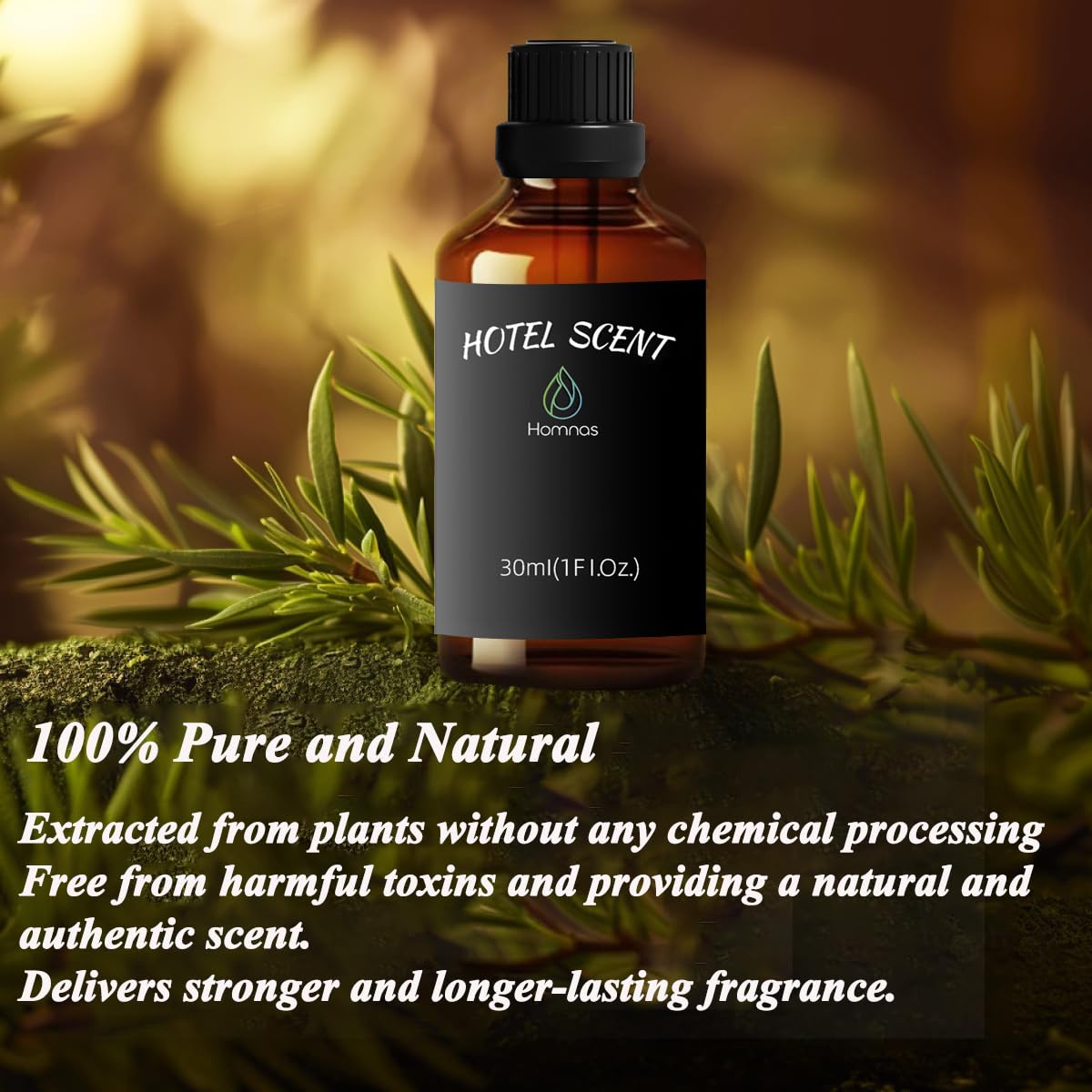 Hotel-inspired diffuser scene featuring Jasmine Serenity oil