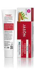Close-up of Jason Healthy Mouth Toothpaste 4.2 oz tube