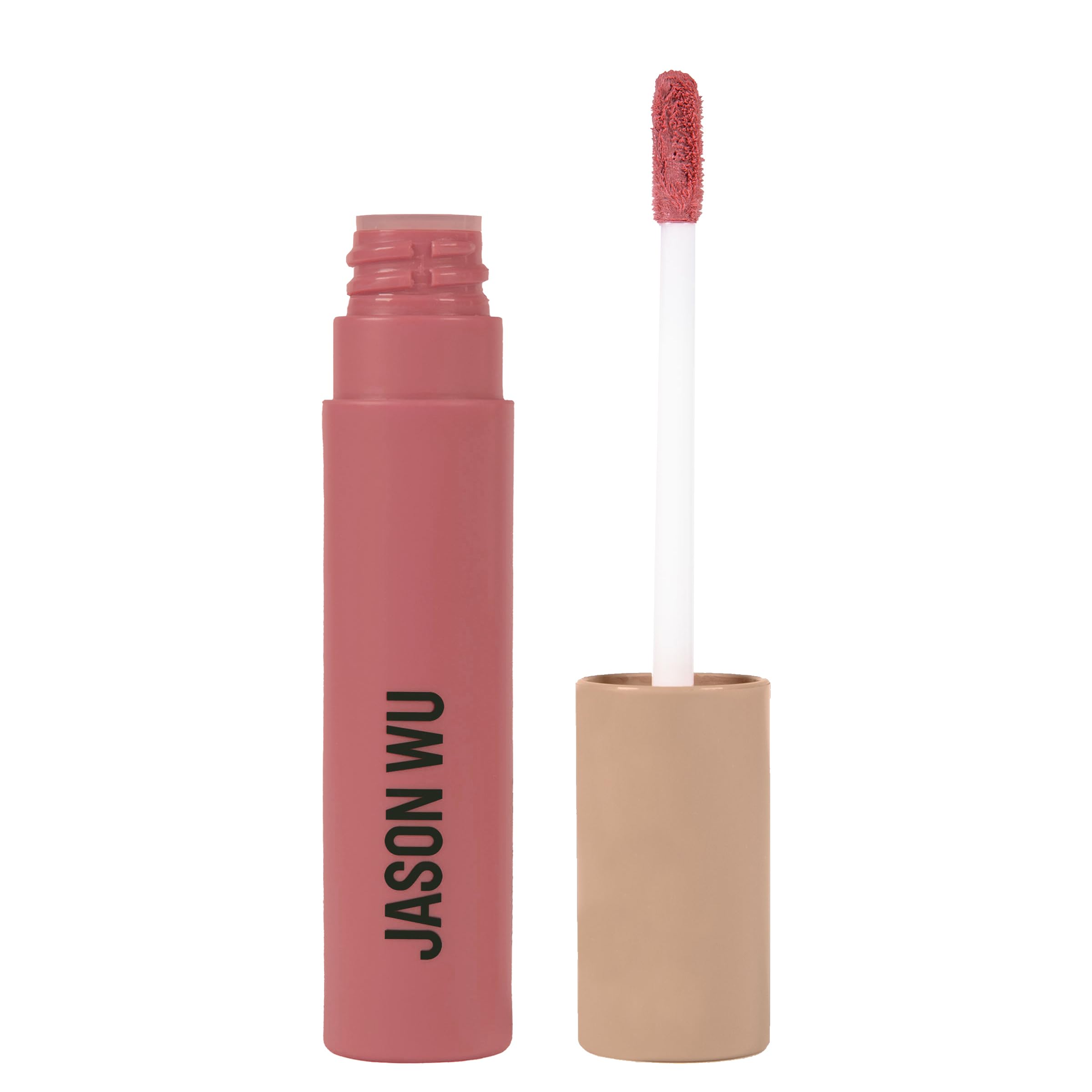 Jason Wu Honey Fluff Lip Cream Super Natural applied smoothly for lightweight pigment on lips.