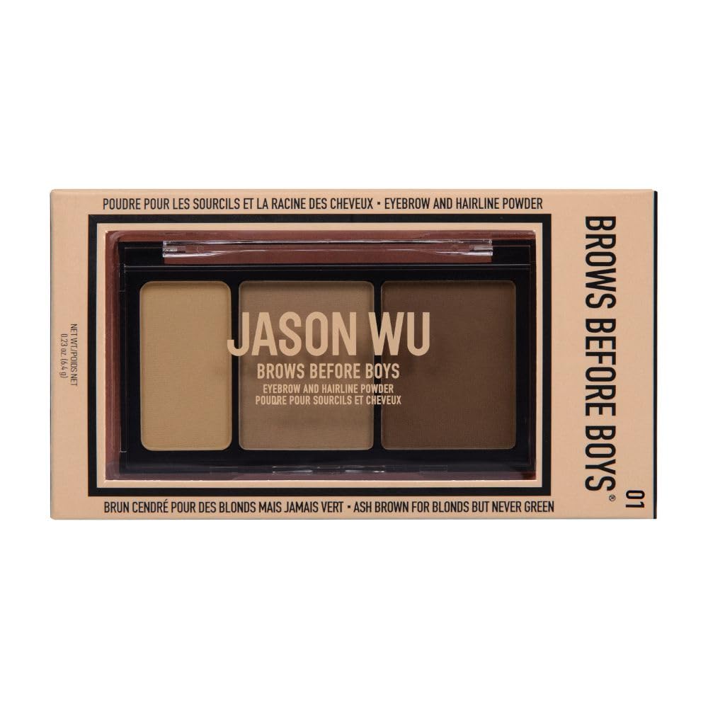 Jason Wu Brows Before Boys Eddie application closeup shows precise, lasting performance.
