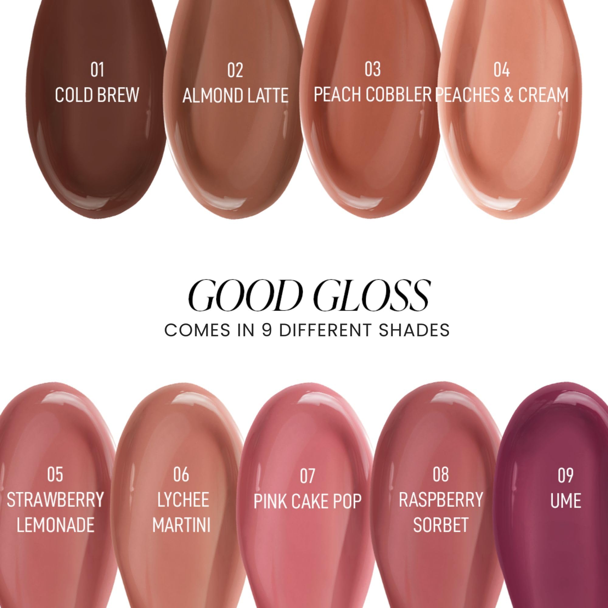 Jason Wu Good Gloss GG03 Peach Cobbler packaging detail highlights premium design.