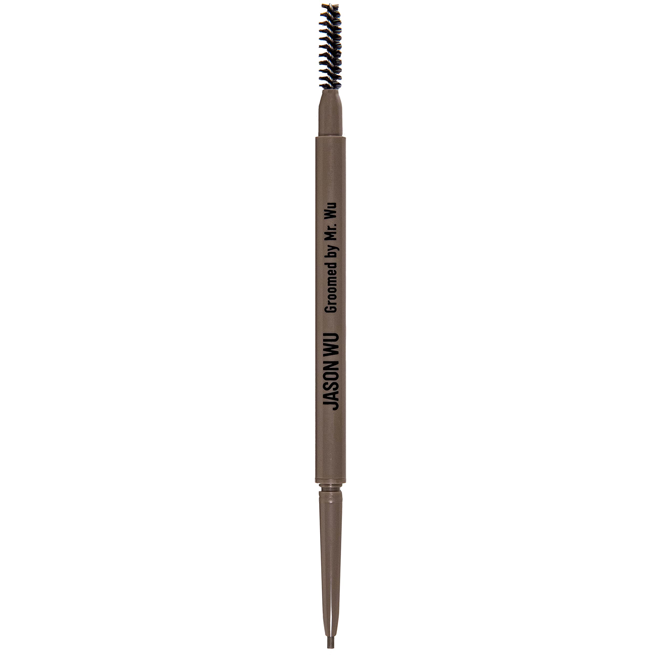 Jason Wu retractable eyebrow pencil tip close-up delivering natural micro-strokes for easy grooming.