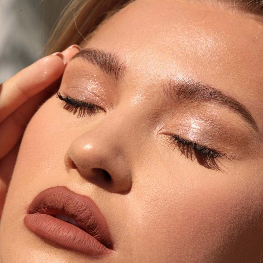 Jason Wu brow swatch on skin showing natural definition