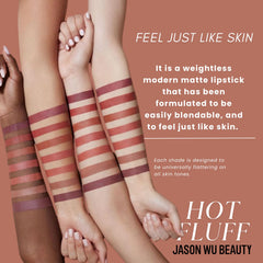 Jason Wu Hot Fluff Nutmeg Spice eye-shadow swatch for cohesive color.