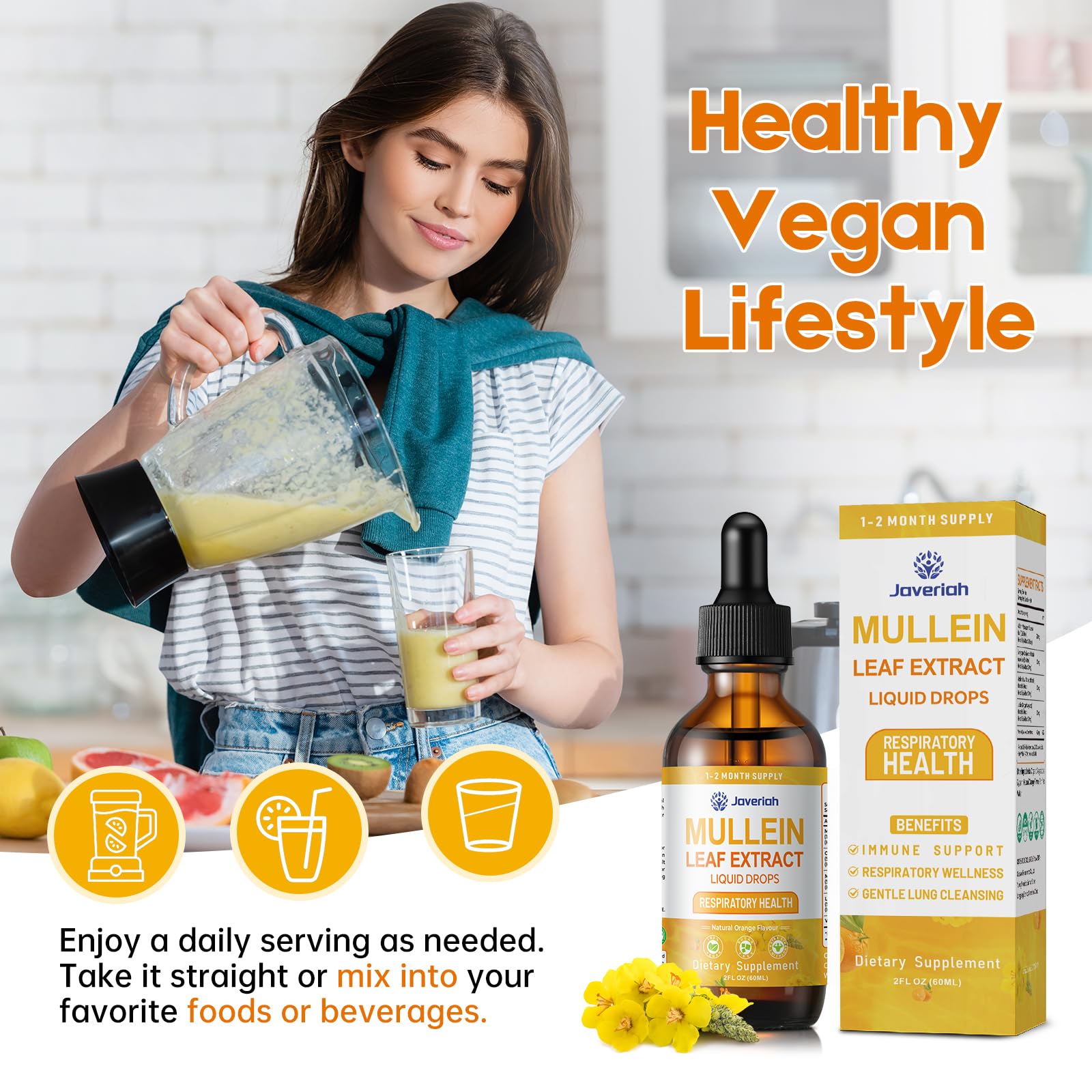 Immune support and respiratory wellness with Javeriah Drops