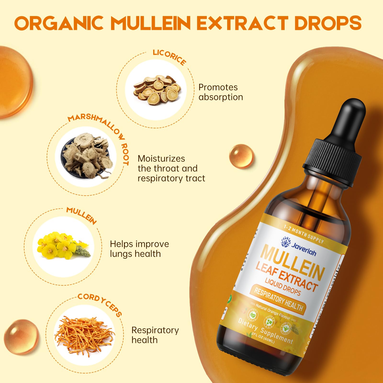 Licorice root ingredient in Javeriah Drops