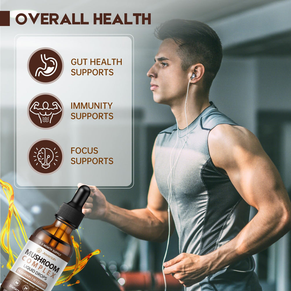 Two-pack bottle packaging for Javeriah Mushroom Complex Liquid Drops