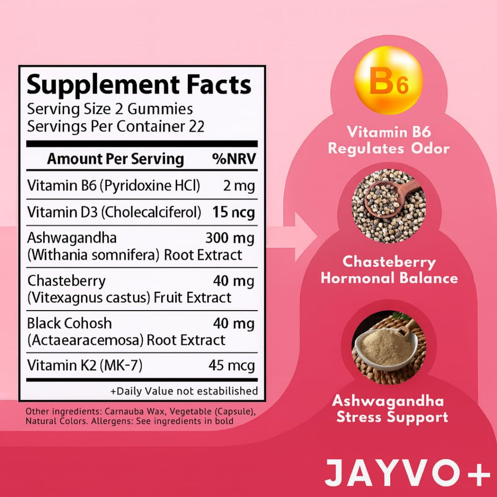 Gummies in apple flavor from JAYVO vaginal probiotic