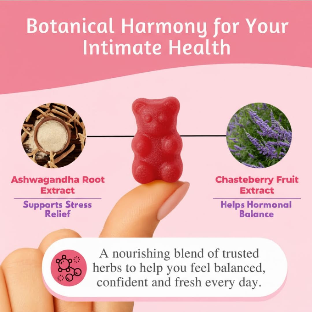 Visual emphasizing odor control through vaginal probiotic balance