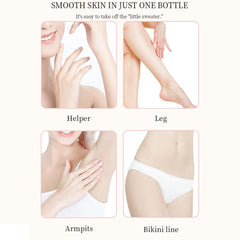 Jazalz legs depilation highlights a smooth skin finish