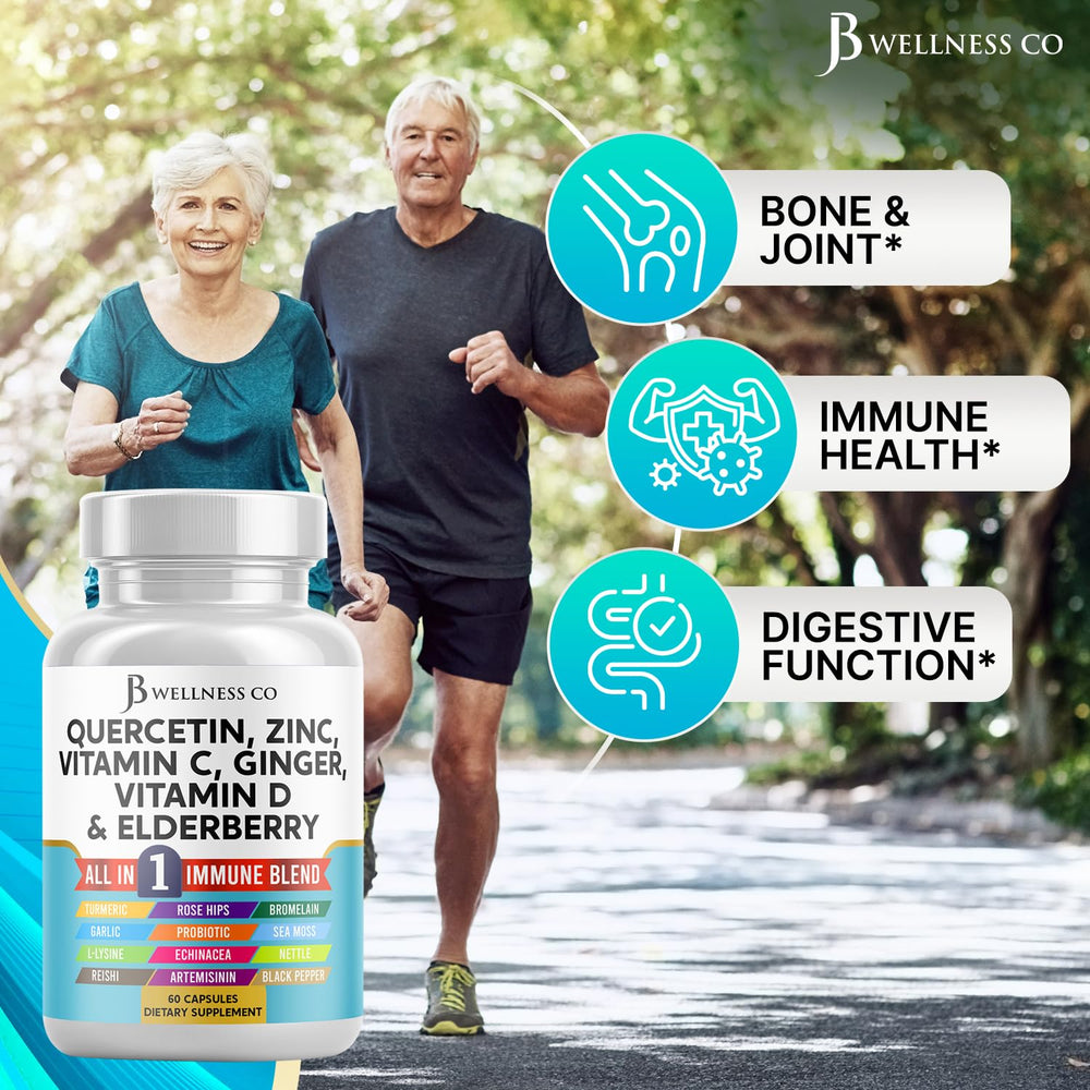 Elderberry Sea Moss Echinacea Artemisinin immune supplement blend