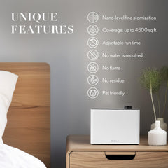 Smartphone Bluetooth app setup for JCLOUD diffuser