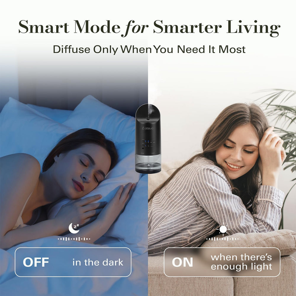 Diffuser placed in a modern living room setup