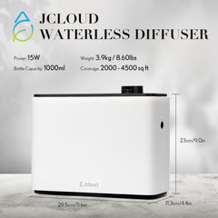 JCLOUD Smart Scent Air Machine 1000ML white side view