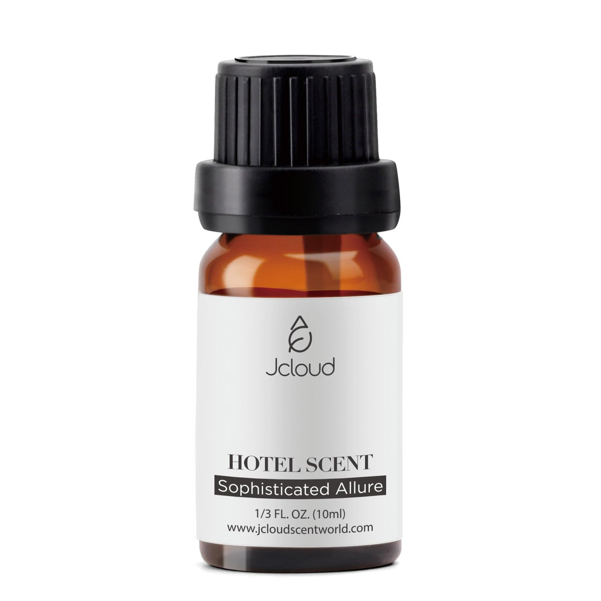 JCLOUD Sophisticated Allure essential oil bottle with Hilton-inspired scent