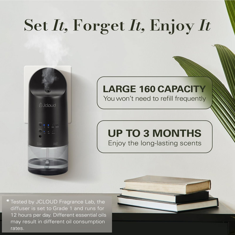 Quiet dry-mist diffusion in a modern home setting