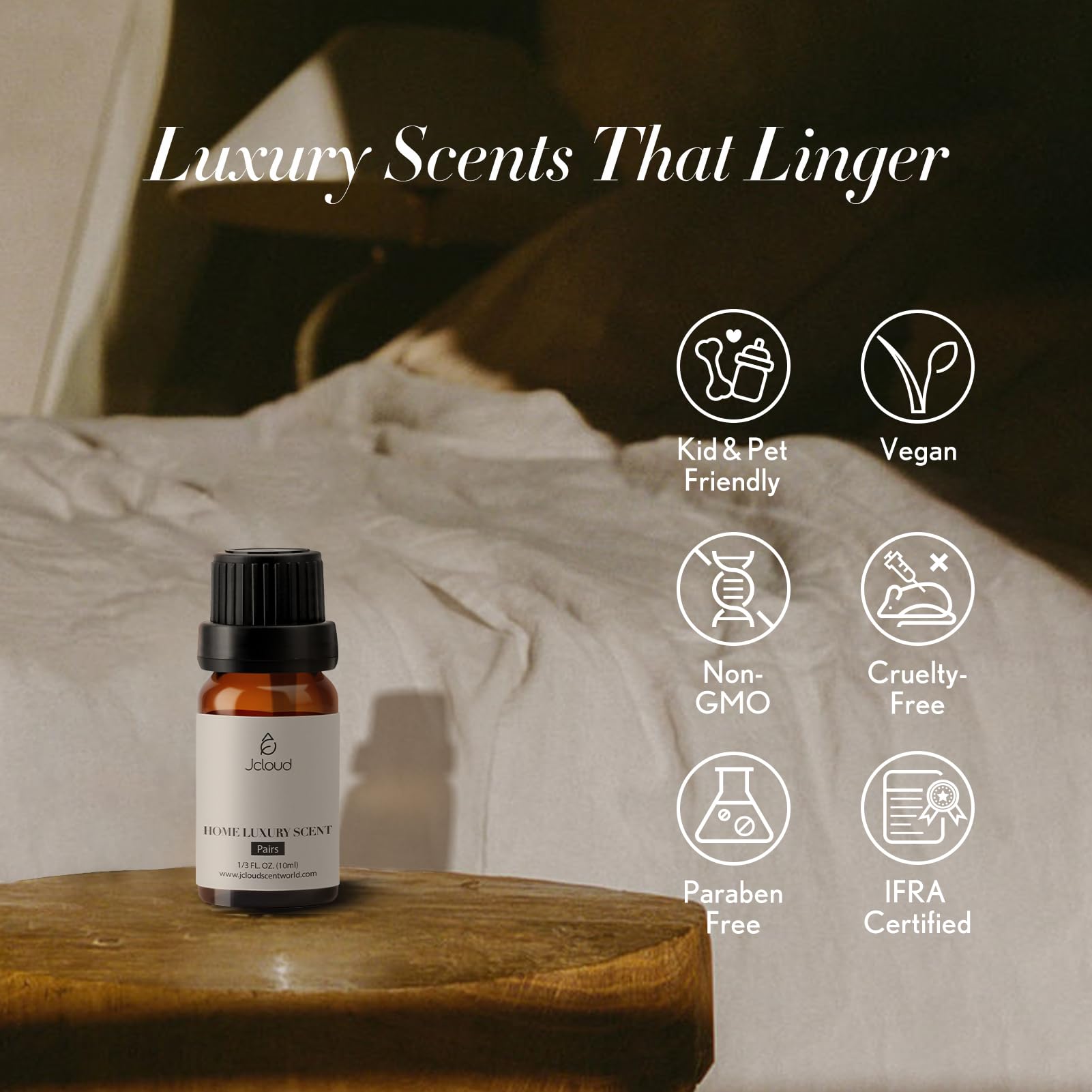 JCLOUD Paris essential oil honeysuckle note graceful fragrance for rooms