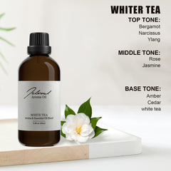 JCLOUD White Tea diffuser setup capturing inviting hotel-scent aroma