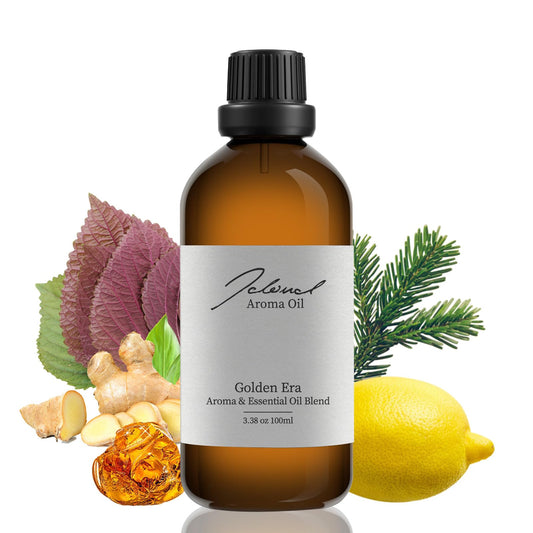 JCLOUD Golden Era essential oil bottle with amber and neroli notes