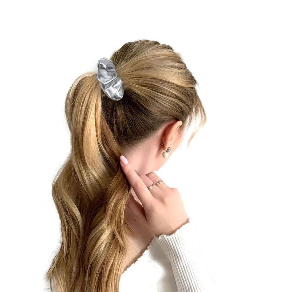 Jeffan metallic scrunchie pack suitable for gym, game day, and daily use