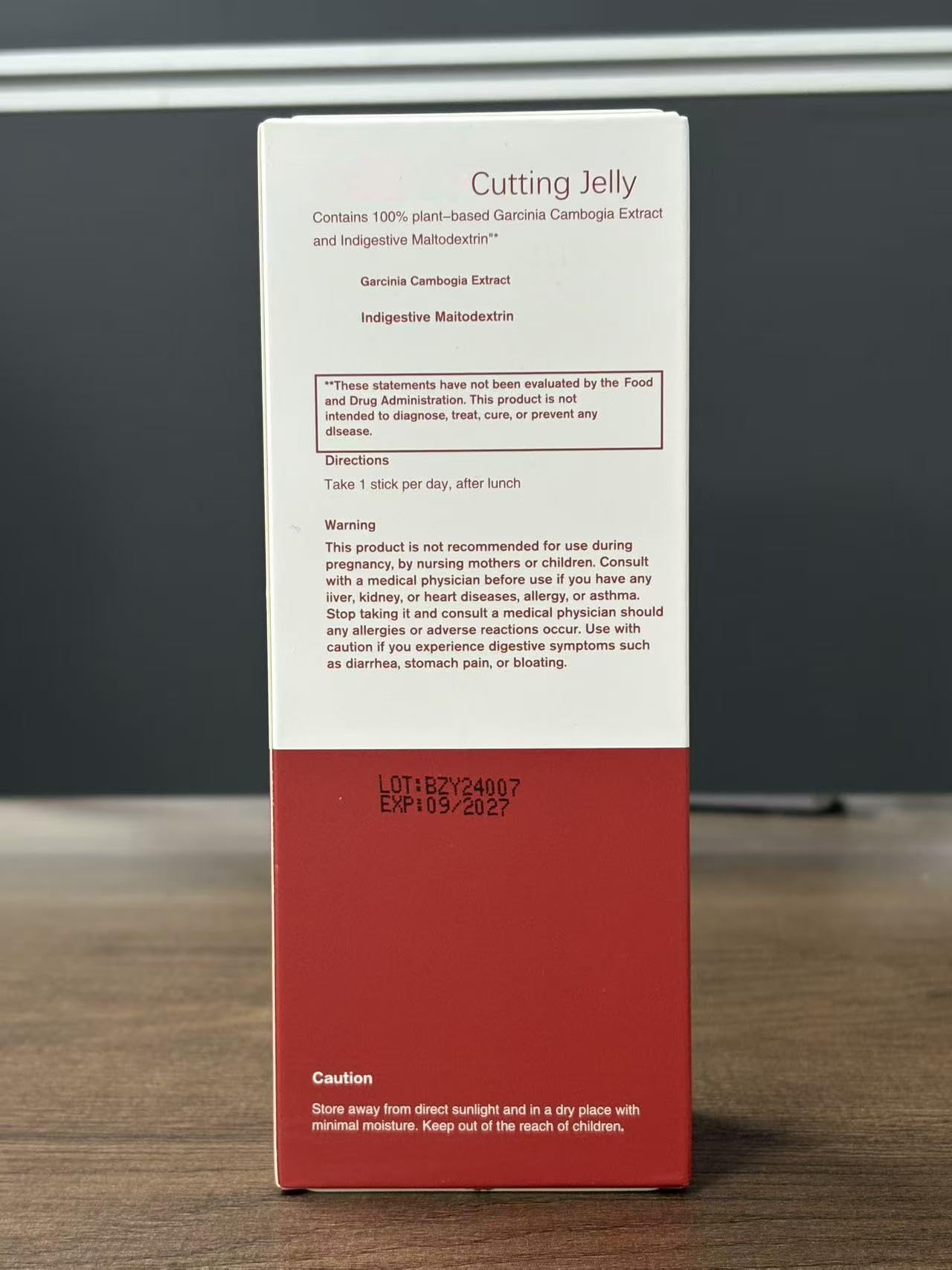 Box of Jelly Korean jelly sticks 250g with 10 sticks