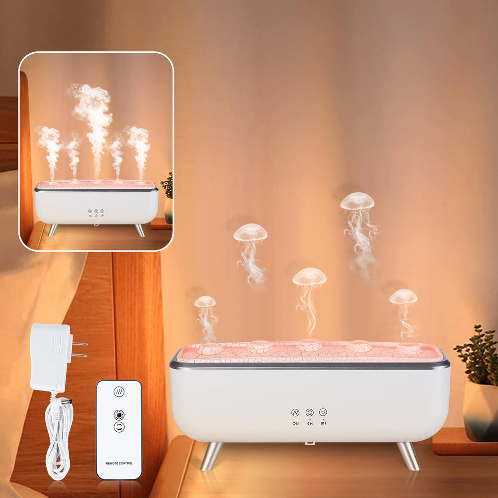 300ml jellyfish diffuser with five mist outlets and jellyfish-inspired design