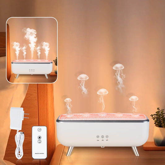 300ml jellyfish diffuser with five mist outlets and jellyfish-inspired design