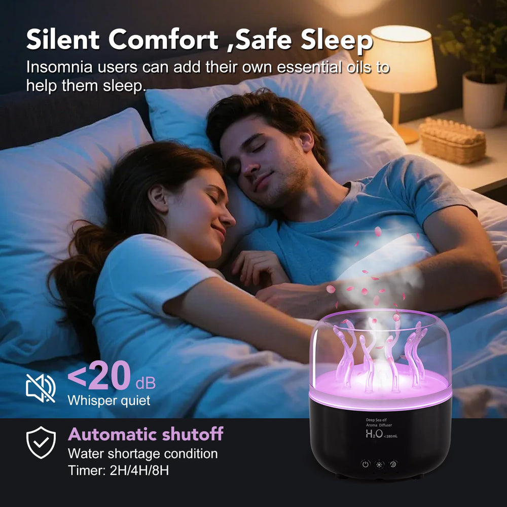 Jellyfish Diffuser 7-color LED mood lights