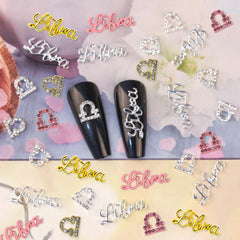 JERCLITY Libra nail charms gift pack for nail art lovers