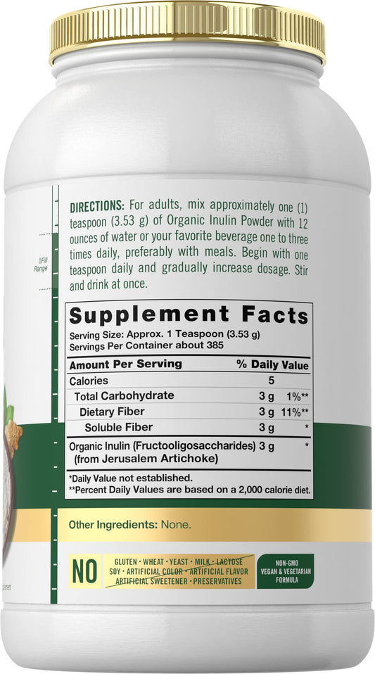 Jerusalem artichoke-derived inulin