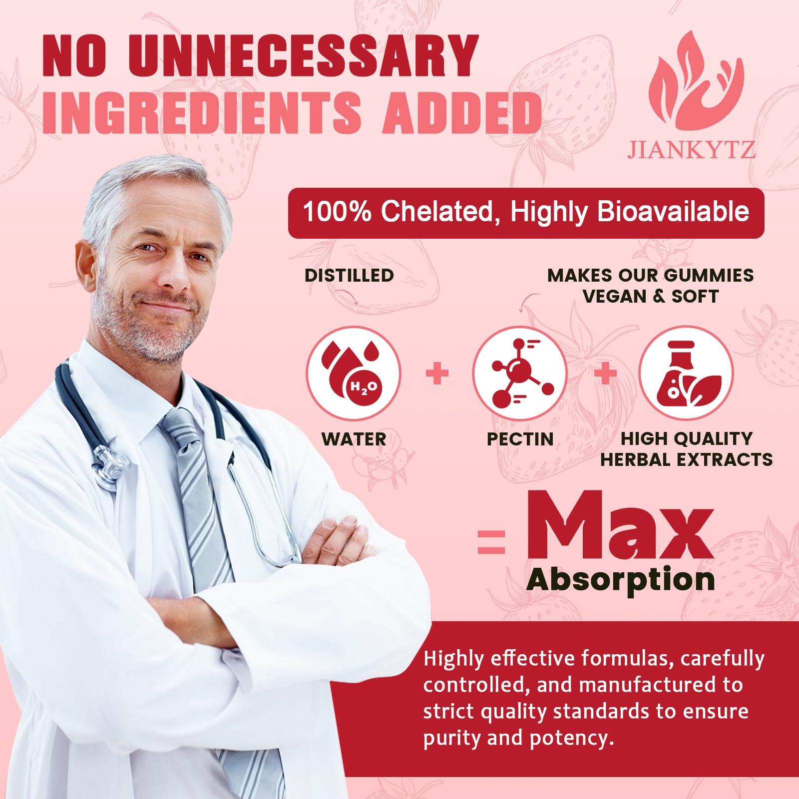 JIANKYTZ Cortisol Gummies front packaging packshot