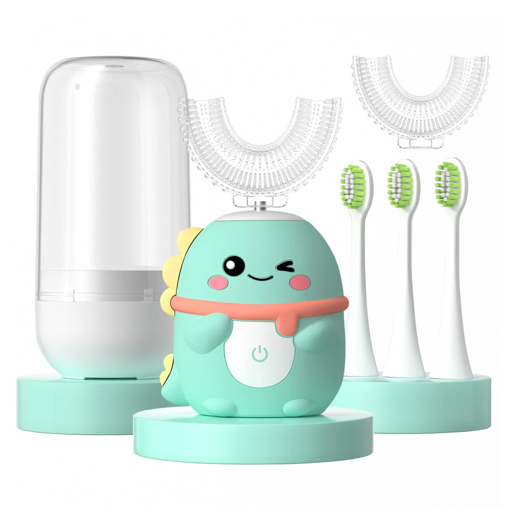 JIANLEJIA kids electric toothbrush with dinosaur design