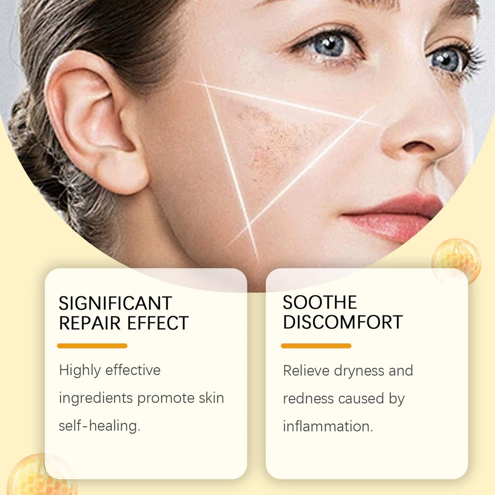 JIAYIGOOD Bee Venom Cream after-application glow suggests hydration boost