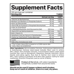 Jigsaw Health Activated B w/SRT tablets closeup showing active vitamin forms.