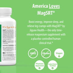Jigsaw Health MagSRT timed-release capsules close-up