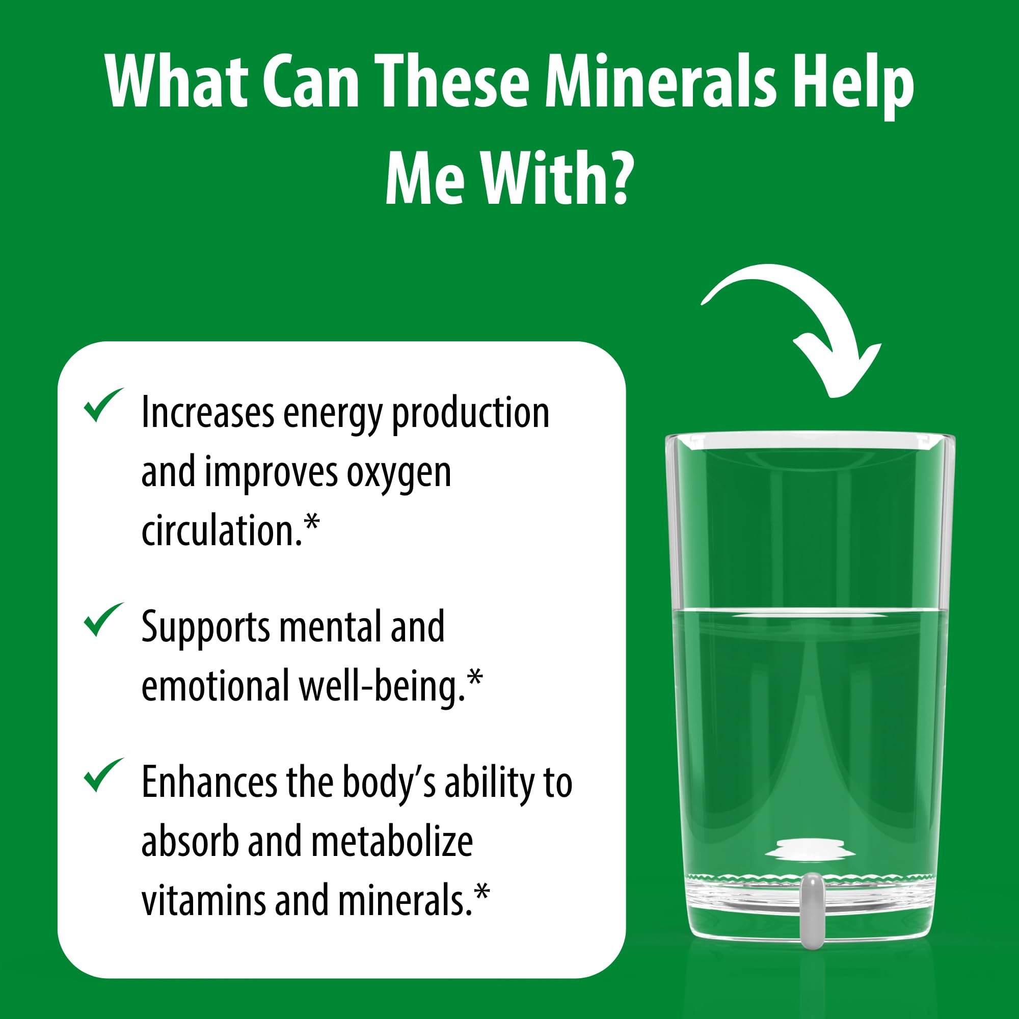 Healthy eyes and skin concept associated with mineral balance
