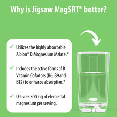 MagSRT supplement facts panel