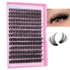JIMIRE D-curl clusters lift outer corners for brighter eyes