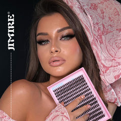 JIMIRE vegan mink-feel clusters icon, cruelty-free elegance for hooded eyes