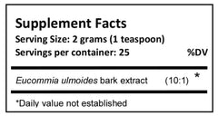 Jing Herbs Eucommia Bark Extract Powder in a resealable 5g bag